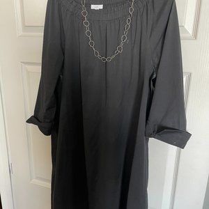 Black 3/4 Length Cuff Sleeve J Jill Black Dress